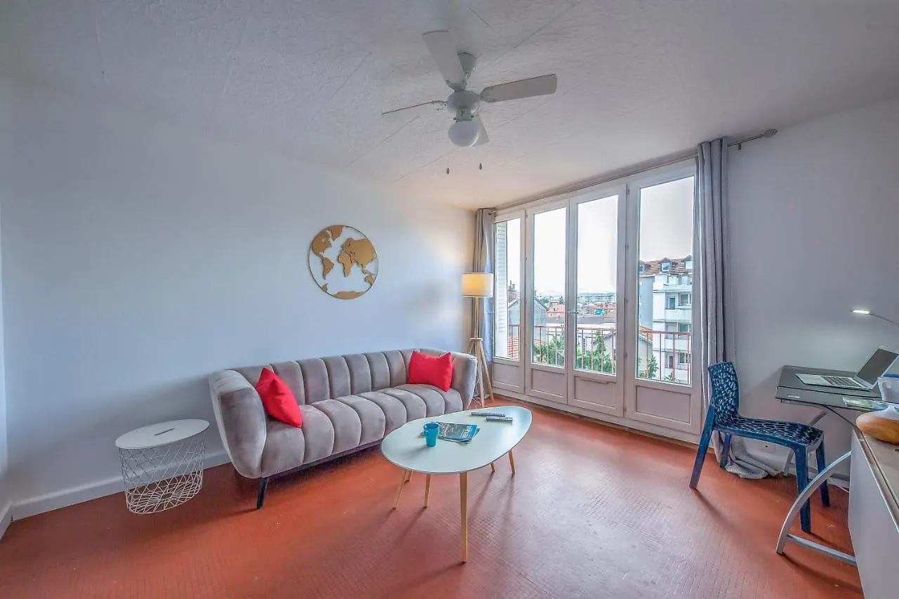 Apartament Cemoi, Vue Montagnes, Ecoquartier Bouchayer-Viallet Grenoble Francja